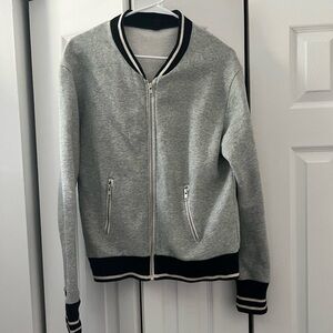 J.Crew bomber style sweat jacket